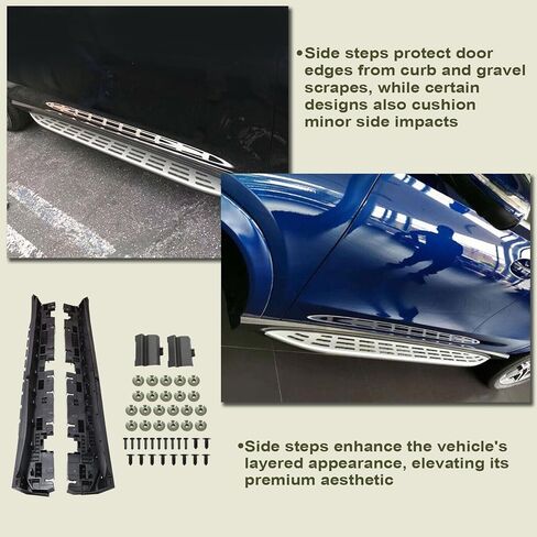 لوحات الجري ذات الخطوات الجانبية Priprilod Nerf bar مناسبة لمرسيدس GLS X167 2020-2025 (450 580 600) لوحة الجري ذات الخطوات الجانبية Nerf Bar in Saudi Arabia