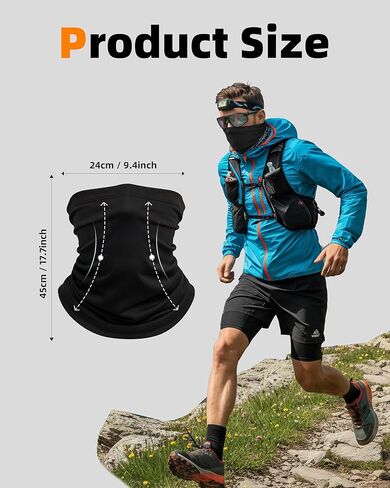 Xeoxarel Neck Gaiter, 7 Pack Cooling UV Protection, Bandana Face Mask Scarf for Men and Women in Saudi Arabia