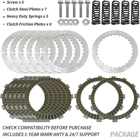 طقم ألواح ونوابض فولاذية القابض لـ CBR1000RR 2004-2007 OEM #22201-MBB-000 22321-MEL-000 22322-MEL-00 in Saudi Arabia