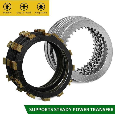 Clutch Friction w/Steel Plates Springs & Clutch Outer Cover Gasket for Kawasaki KX125 1997-2002 130881102 13088-1008 13088-1102 in Saudi Arabia