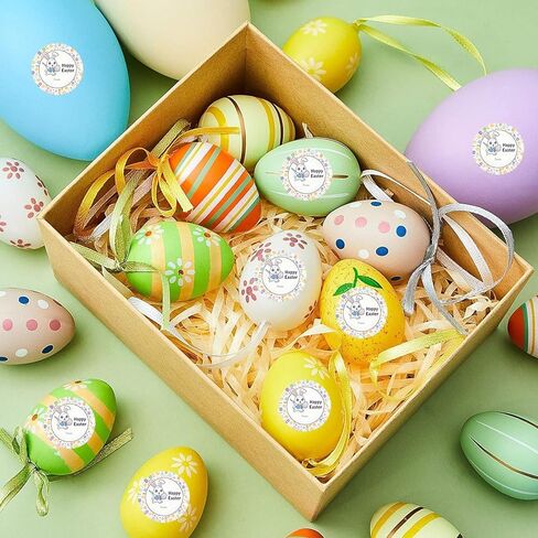 60 Pcs Happy Easter Stickers, Bunny Stickers for Easter Eggs Gift Tags Envelope Sticker Seals, Rabbit Pattern Design Gift Tags Sticker Envelope Egg Cards Basket Spring Decorations in Saudi Arabia