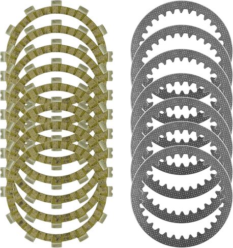 Caltric Clutch Friction Plates Compatible with Suzuki RM125 1984-1991 / LT-F300F 1999-2002/21441-11900 in Saudi Arabia