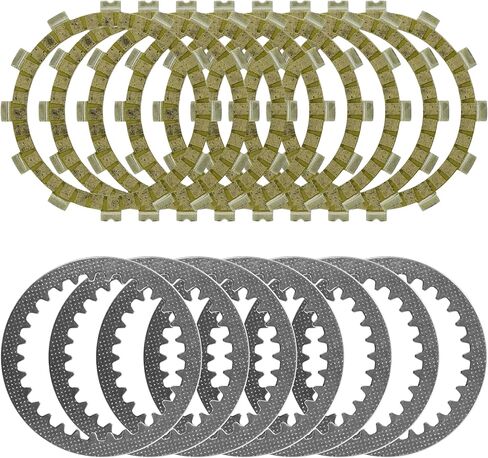 Caltric Clutch Friction Plates Compatible with Suzuki RM125 1984-1991 / LT-F300F 1999-2002/21441-11900 in Saudi Arabia