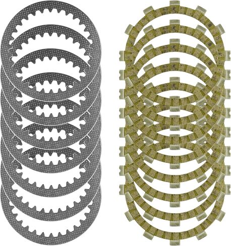 Caltric Clutch Friction Plates Compatible with Suzuki RM125 1984-1991 / LT-F300F 1999-2002/21441-11900 in Saudi Arabia