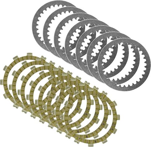 Caltric Clutch Friction Plates Compatible with Suzuki RM125 1984-1991 / LT-F300F 1999-2002/21441-11900 in Saudi Arabia