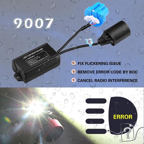 Alla Lighting PX29t Base HB5 9007 LED أجهزة فك التشفير يمكن أن حافلة خالية من الأخطاء لمصابيح LED/DRL مجموعات مصابيح مضادة للخفقان/الوميض in Kuwait