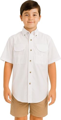 Kids Fishing Shirt Short Sleeves in Saudi Arabia