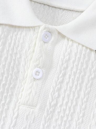 قمصان بولو بيكيه للأولاد صيفية بأكمام قصيرة وياقة كاجوال للأطفال الصغار من عمر 4 إلى 7 سنوات in Kuwait