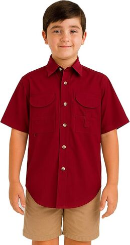 Kids Fishing Shirt Short Sleeves in Saudi Arabia