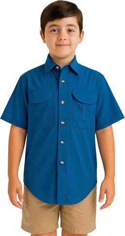 Kids Fishing Shirt Short Sleeves in Saudi Arabia