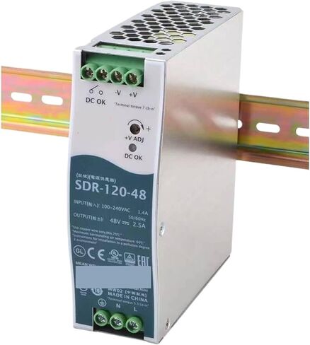 1pcs SDR-120-48 120W 48V 2.5A Single Output Industrial DIN Rail Switching Power Supply in Saudi Arabia