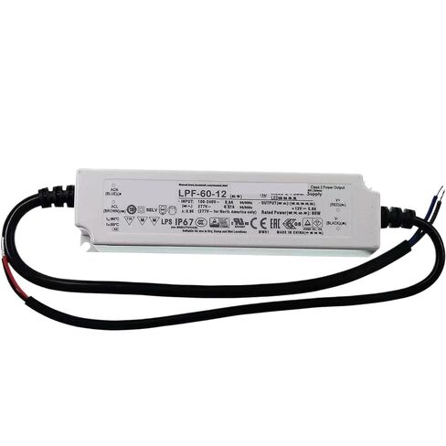 1 قطعة LPF-60-24 24 فولت 2.5A الجهد المستمر تيار مستمر LED سائق الإضاءة in Saudi Arabia