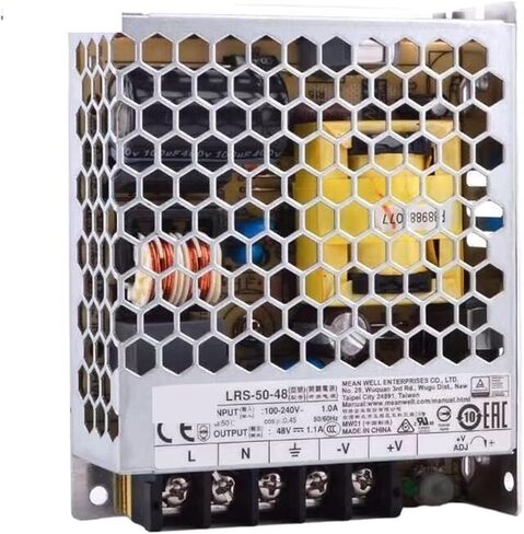 1 قطعة LRS-50-48 O/P + 48V1.1A إخراج واحد تحويل التيار الكهربائي AC-DC LED سائق in Saudi Arabia