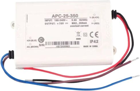 1pcs APC-25-350 350mA 25W Single Output Constant Current Mode Power Supply LED Driver in Saudi Arabia