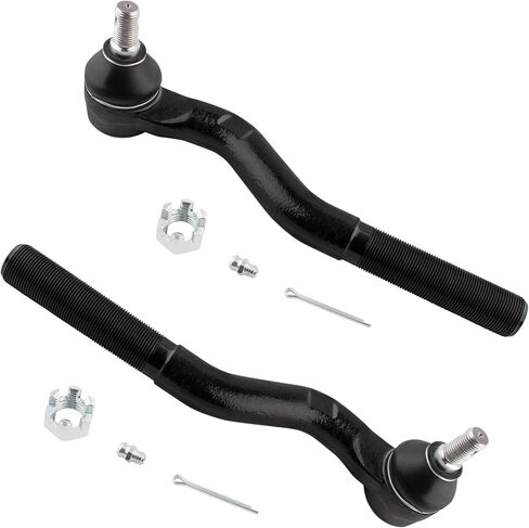 2Pcs Front Outer Tie Rods End Links Left Driver & Right Passenger Fit For Jeep Wrangler 2007-2017, For Jeep Wrangler JK 2018 Replace# ES800594 ES800593 in Kuwait