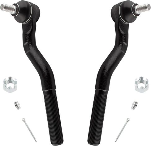 2Pcs Front Outer Tie Rods End Links Left Driver & Right Passenger Fit For Jeep Wrangler 2007-2017, For Jeep Wrangler JK 2018 Replace# ES800594 ES800593 in Kuwait