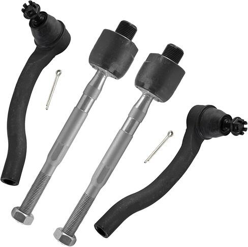 ASTARPRO 4pcs Front Tie Rod Ends Inner and Outer Complete Kit Compatible with 2009 2010 2011 2012 2013 2014 2015 Honda Pilot in Saudi Arabia