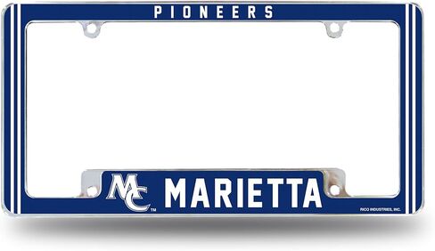 Rico Industries NCAA Lehigh Mountain Hawks Primary 12" x 6" Chrome All Over Automotive License Plate Frame for Car/Truck/SUV in Saudi Arabia