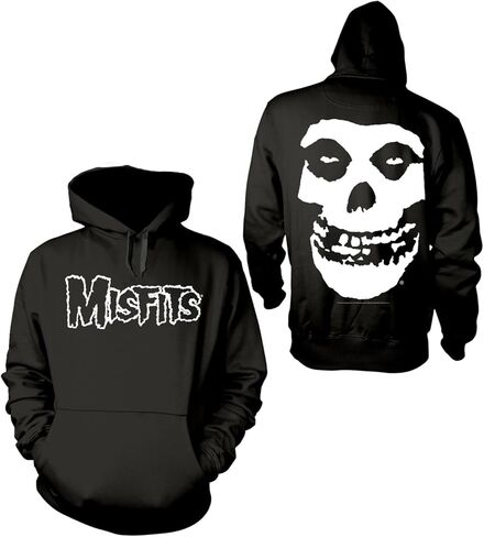 Misfits Fiend Skull Pull Over Hoodie Black | Officially Licensed Merchandise in Saudi Arabia
