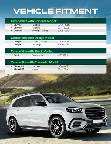 YHTAUTO 5x5 to 5x4.75 Wheel Adapters 1 inch Compatible with Chrysler Dodge Chevrolet Buick, Pacifica Journey Impala Tire Adapters w/ 12x1.5 & 12.9 Studs, 78.3 mm Center Bore 5 Lug 2PCS in Kuwait