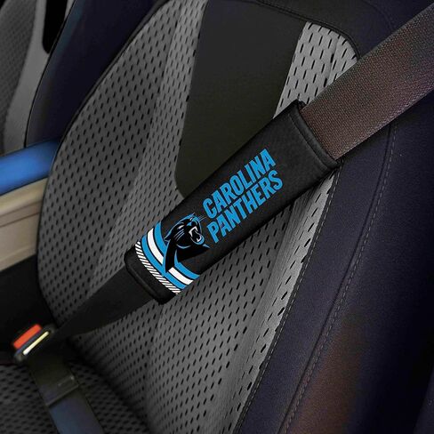 FANMATS 32088 Carolina Panthers Team Color Rally Seatbelt Pad - 2 Pieces in Saudi Arabia