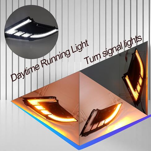ضوء LED للجري النهاري، ضوء ضباب أمامي، ضوء خلفي DRL كهرماني، إشارة انعطاف تسلسلية، متوافق مع Honda Accord 2023 2024 2025 LX EX Sport Hybrid in Saudi Arabia