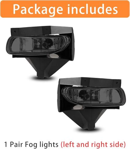 AUTOWIKI Fog Lights for 1999-2004 Ford Mustang (except Cobra) With Smoke Lens 2PCS OEM Replacement Fog Lamps in Saudi Arabia