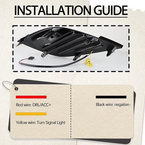 LED Daytime Running Light Compatible with Toyota Camry SE XSE 2018 2019 2020 Replacement for Front Bumper Fog Light Cover Bezel Add on Function as White DRL Amber Turn Signal Lamp in Saudi Arabia
