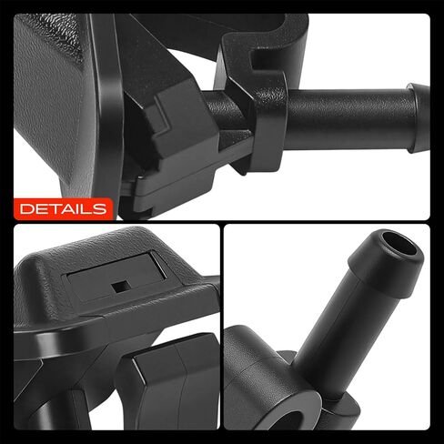A-Premium Front Windshield Washer Nozzle Compatible with Jeep Wrangler 2002-2012, TJ Series TJ 2001-2006, 2-PC Set in Saudi Arabia