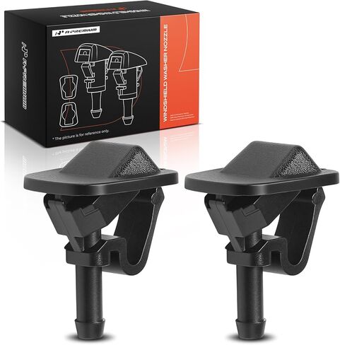 A-Premium Front Windshield Washer Nozzle Compatible with Jeep Wrangler 2002-2012, TJ Series TJ 2001-2006, 2-PC Set in Saudi Arabia