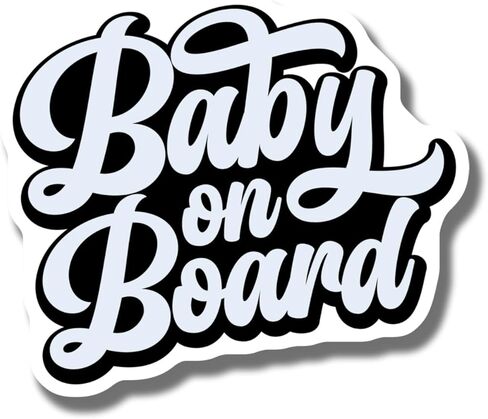 Baby On Board Magnet - Cute Car Magnet - Nursery Decor Magnet Child Safety Sign - New Parent Gift - Fridge Magnet Decorative Magnet AAMT0901 in Saudi Arabia