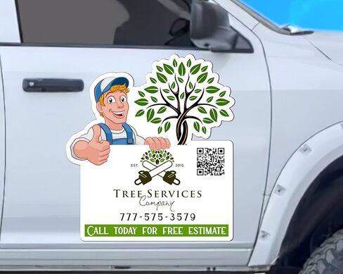 Your Die Cut Custom Car Magnet Sign | Personalized Logo for Your Car Truck | Advertise Your Business Vehicle Magnetic in Saudi Arabia