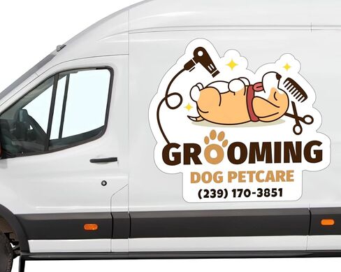 Your Die Cut Custom Car Magnet Sign | Personalized Logo for Your Car Truck | Advertise Your Business Vehicle Magnetic in Saudi Arabia