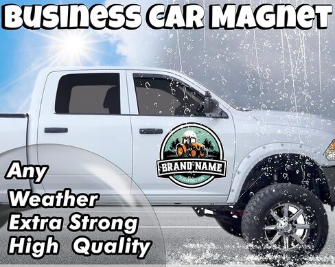 Your Die Cut Custom Car Magnet Sign | Personalized Logo for Your Car Truck | Advertise Your Business Vehicle Magnetic in Saudi Arabia