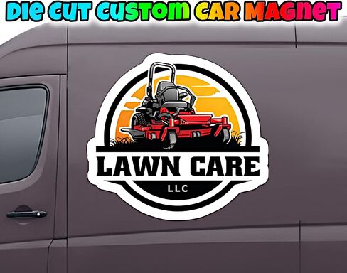Your Die Cut Custom Car Magnet Sign | Personalized Logo for Your Car Truck | Advertise Your Business Vehicle Magnetic in Saudi Arabia