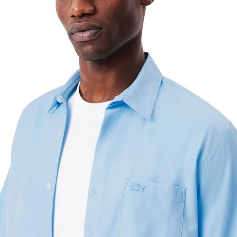 Lacoste Men's Core Regular Fit Long Sleeve Solid Shirt in Saudi Arabia