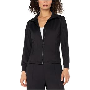 Liverpool Los Angeles Full Zip Seamed Tech Knit Jacket in Kuwait