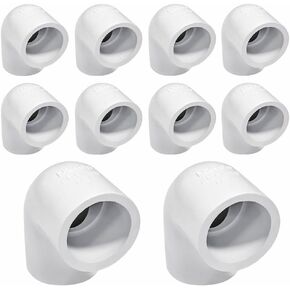 DSY 1/2 "الكوع 90 درجة 2 طريقة الزاوية اليمنى تركيب الأنابيب البلاستيكية (10 حزمة) in Kuwait