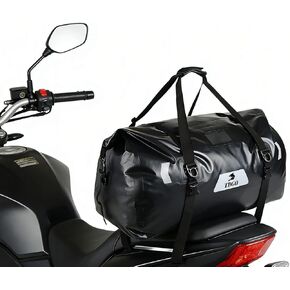 Waterproof Motorcycle Dry Bag – Duffle Tail Bag Soft Luggage,36L Motorcycle Saddle Bag with Air Valve & Quick-fixed Straps, Luggage Tail Bags ,Motor Seat Luggage Rack Storge Large Capacity Travel in Kuwait
