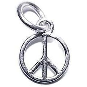 سحر قلادة علامة السلام الصغيرة .925 الفضة الاسترليني in Kuwait