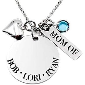 قلادة للأم مخصصة، نانا، الجدة، جرامي، الأم، الأم، الاسم على القلادة in Kuwait