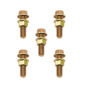 5 Sets Exhaust Serrated Flange Spin Bolts with Nuts M10-1.25 x 33mm Compatible withToyota Honda 90212-SA5-003 Accord Civic Odyssey Acura in Kuwait