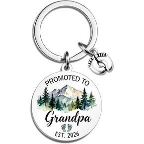 Promoted To Grandma Keychain Promoted To Grandpa First Time Grandparents Gifts 2026 Pregnancy Announcement for Grandparents in Kuwait