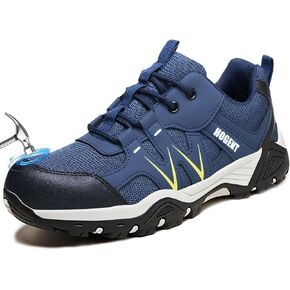 Hogent Steel Toe Shoes for Men Women Rubber Non Slip Work Shoes Women Puncture-Proof Breathable Safety Sneakers for Industrial Construction Warehouse Factory Medical Transportation Delivery Black in Kuwait