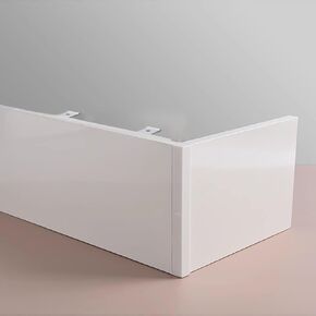 Blackout Curtain Valance Panel - Wall/Ceiling Mount Decorative Frame for Roller Blinds, No Tracks Required in Saudi Arabia