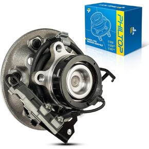 PHILTOP 515104 RWD محمل العجلات الأمامية اليسرى مناسب لسيارة شيفروليه كولورادو 2004-2008، جي إم سي كانيون 2004-2008، Isuzu i-290 2007-2008، Isuzu i-280 2006، Isuzu i-370 2007-2008، مجموعة محور العجلة 6 العروات مع ABS in Kuwait