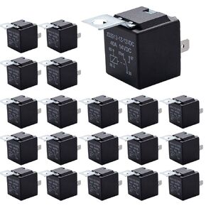 20-Pack 12V 40/30AMP 5-Pin SPDT Automotive Relay Kit, Compatible with Power Trim and Tilt in Kuwait