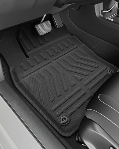 Car Floor Mats for Honda Civic: 2021 2020 2019 2018 2017 2016, All Weather Accessories Rubber Floor Liners Custom Fit for Civic X 10th Gen Sedan/Hatchback/Coupe/Type R/Insight Front Rear Carpet, XPE in Saudi Arabia