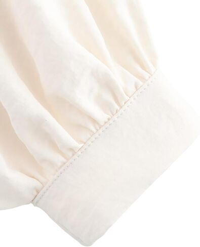 Womens Puffed Bomber Oversized Jacket Batwing Sleeve Streetwear Lapel Collar Zip Front Pleated Blouse Shirt in Saudi Arabia