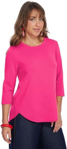 Zofi Soft Premium 3/4 Sleeve Knit Top in Saudi Arabia